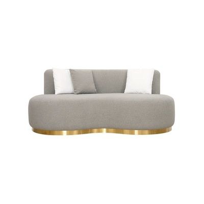 The SOLERO 7 Seater Sofa Set Luxurious Design with Premium Fabric Best For Living Room | For Hotel | Metal Base - Image 3