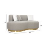 The SOLERO 7 Seater Sofa Set Luxurious Design with Premium Fabric Best For Living Room | For Hotel | Metal Base