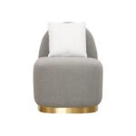 The SOLERO Single Seater Sofa Luxurious Design with Premium Fabric Best For Living Room | For Hotel | Metal Base
