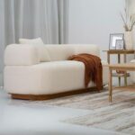 The DELLA 2 Seater Sofa Luxurious Design with Premium Fabric Best For Living Room | For Hotel | Wooden Base