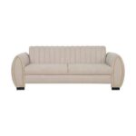 The LUCIA 3 Seater Sofa Luxurious Design with Premium Fabric Best For Living Room | For Hotel | Wooden Base