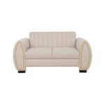 The LUCIA 2 Seater Sofa Luxurious Design with Premium Fabric Best For Living Room | For Hotel | Wooden Base