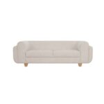 The REFINE 3 Seater Sofa Luxurious Design with Premium Fabric Best For Living Room | For Hotel | Wooden Base