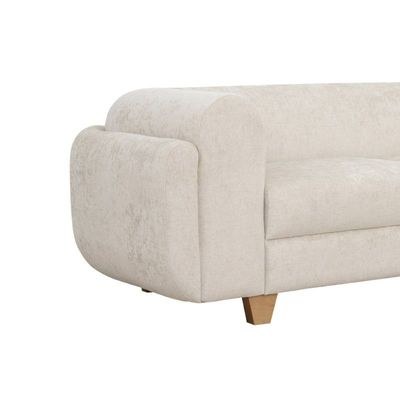 The REFINE 3 Seater Sofa Luxurious Design with Premium Fabric Best For Living Room | For Hotel | Wooden Base - Image 2