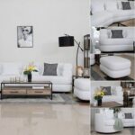 The VALENTINO 5 Seater Sofa Set Luxurious Design with Premium Fabric Best For Living Room | For Hotel | Wooden Base