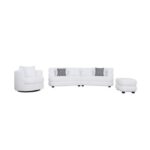 The VALENTINO 5 Seater Sofa Set Luxurious Design with Premium Fabric Best For Living Room | For Hotel | Wooden Base