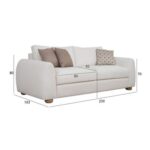 The LUSH 7 Seater Sofa Set Luxurious Design with Premium Fabric Best For Living Room | For Hotel | Wooden Base