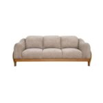 The NAYRA 3 Seater Sofa Luxurious Design with Premium Fabric Best For Living Room | For Hotel | Wooden Base