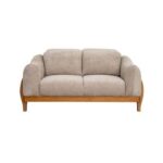 The NAYRA 2 Seater Sofa Luxurious Design with Premium Fabric Best For Living Room | For Hotel | Wooden Base