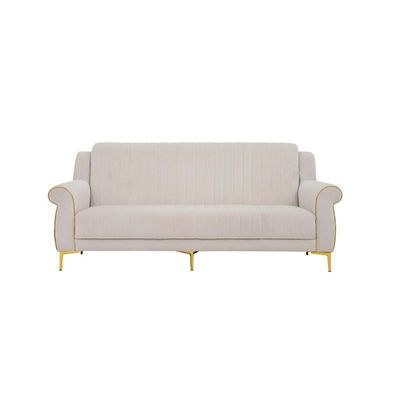 The ZARAH 6 Seater Sofa Set Luxurious Design with Premium Fabric Best For Living Room | For Hotel | Metal Base - Image 3