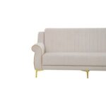 The ZARAH 3 Seater Sofa Luxurious Design with Premium Fabric Best For Living Room | For Hotel | Metal Base