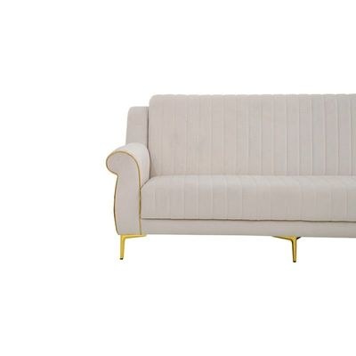 The ZARAH 2 Seater Sofa Luxurious Design with Premium Fabric Best For Living Room | For Hotel | Metal Base - Image 2