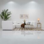 The ALDO 4 Seater Sofa Set Luxurious Design with Premium Fabric Best For Living Room | For Hotel | Wooden Base
