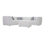 The ALDO 4 Seater Sofa Set Luxurious Design with Premium Fabric Best For Living Room | For Hotel | Wooden Base