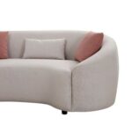 The AMNA 5 Seater Sofa Set Luxurious Design with Premium Fabric Best For Living Room | For Hotel | Wooden Base