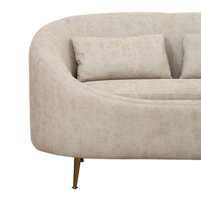 The CHELSEA 3 Seater Sofa Luxurious Design with Premium Fabric Best For Living Room | For Hotel | Metal Base - Image 2