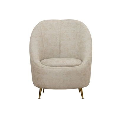 The CHELSEA 1 Seater Sofa Luxurious Design with Premium Fabric Best For Living Room | For Hotel | Metal Base