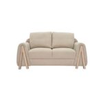 The CORA 2 Seater Sofa Luxurious Design with Premium Fabric Best For Living Room | For Hotel | Wooden Base