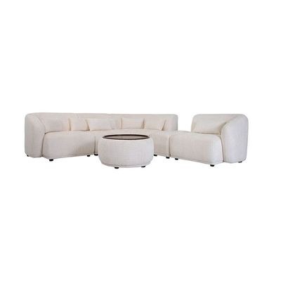 The DIAZ Corner Sofa Luxurious Design with Premium Fabric Best For Living Room | For Hotel | Wooden Base - Image 3
