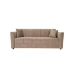 The LISBON 3 Seater Sofa Luxurious Design with Premium Fabric Best For Living Room | For Hotel | Plastic Leg