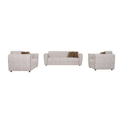 The CORDOBA 6 Seater Sofa Set Luxurious Design with Premium Fabric Best For Living Room | For Hotel | Plastic Leg - Image 4