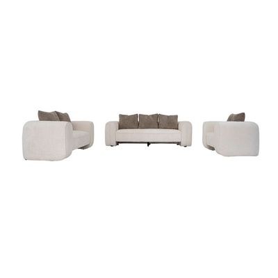 The REES 6 Seater Sofa Set Luxurious Design with Premium Fabric Best For Living Room | For Hotel | Wooden Leg - Image 4
