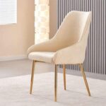 Echelon Modern Cafe Dining Chair Wih Metal Legs