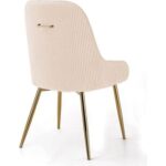 Echelon Modern Cafe Dining Chair Wih Metal Legs