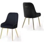 Echelon Modern Cafe Dining Chair Wih Metal Legs
