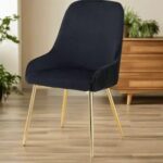 Echelon Modern Cafe Dining Chair Wih Metal Legs