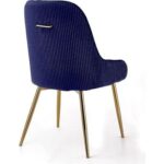 Echelon Modern Cafe Dining Chair Wih Metal Legs