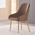 Echelon Modern Cafe Dining Chair Wih Metal Legs