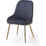 Echelon Modern Cafe Dining Chair Wih Metal Legs