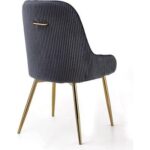 Echelon Modern Cafe Dining Chair Wih Metal Legs