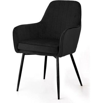 Grievous Modern Cafe Dining Chair Metal Legs - Image 2
