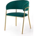 Tavern Modern Cafe Dining Chair Metal Legs