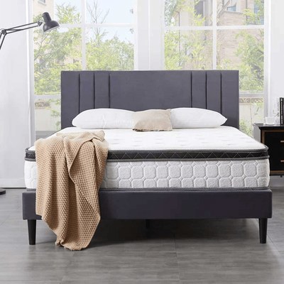 Linen Upholstered Bed Double Size 200x120 - Image 3