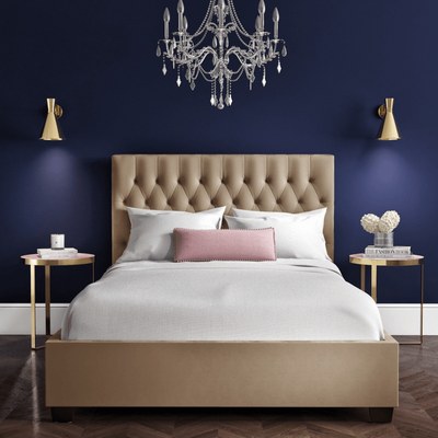Maria Upholstered Bed Queen Size 160x200