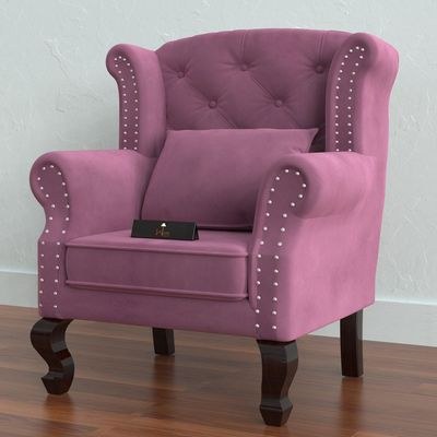 Modern Majestic Wing Chair Elegant Seating
