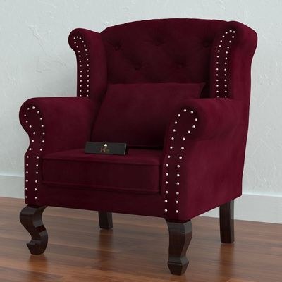 Modern Majestic Wing Chair Elegant Seating