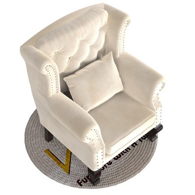 Modern Majestic Wing Chair Elegant Seating - Image 5