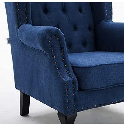 Modern Majestic Wing Chair Elegant Seating - Image 5