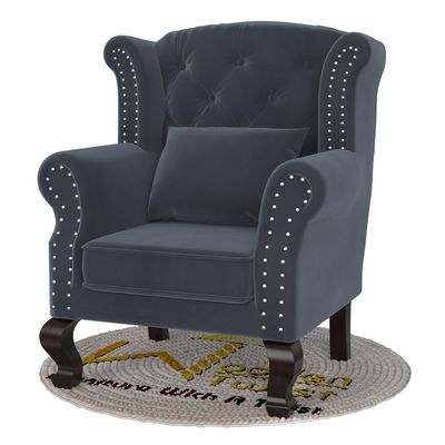 Modern Majestic Wing Chair Elegant Seating - Image 2