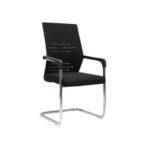 Mesh Guest Chair For Visitors With Mesh Upholstery and Breathable Fabric, Comfortable Mesh Ergonomic Modern Furniture for Visitors Meeting Groups