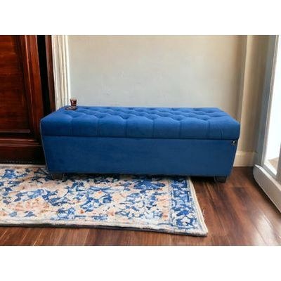 Zelja Solid Wood Flip Top Storage Bench Couch - Image 3