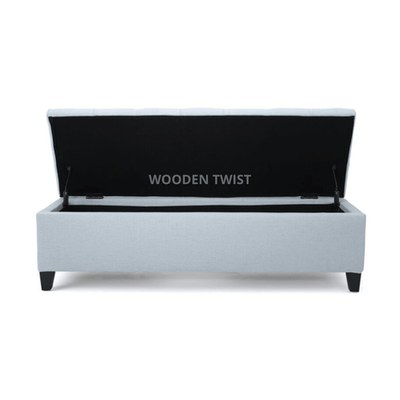 Zelja Solid Wood Flip Top Storage Bench Couch - Image 3