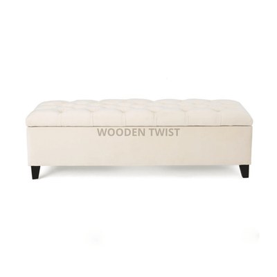 Zelja Solid Wood Flip Top Storage Bench Couch - Image 3