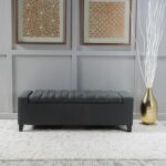 Raffinée Premium Wood Flip Top Storage Bench