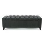 Raffinée Premium Wood Flip Top Storage Bench