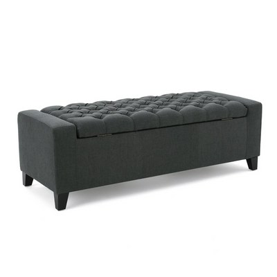 Raffinée Premium Wood Flip Top Storage Bench - Image 3